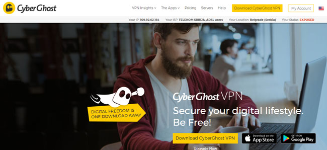 cyber ghost homepage image