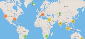 IPVanish servers map