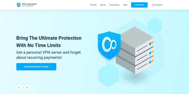 VPN Unlimited Review Homepage