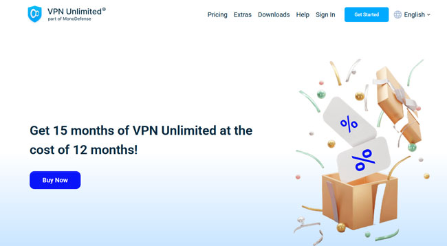 VPN Unlimited Review homepage