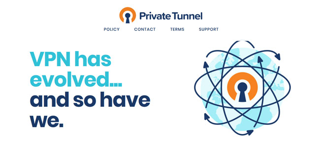 Private Tunnel Review homepage