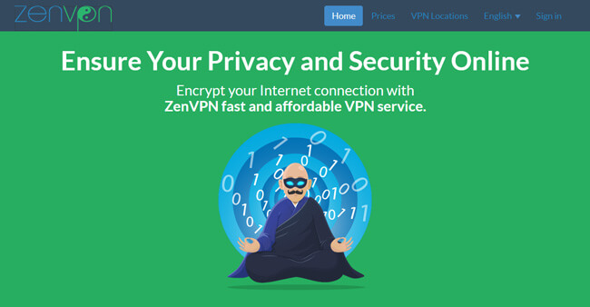 zenvpn homepage